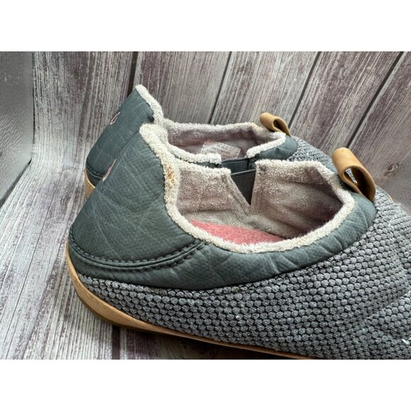 OluKai Lania Kilohana Slippers Womens 10 Gray Fabric Comfort Washable - Picture 2 of 12